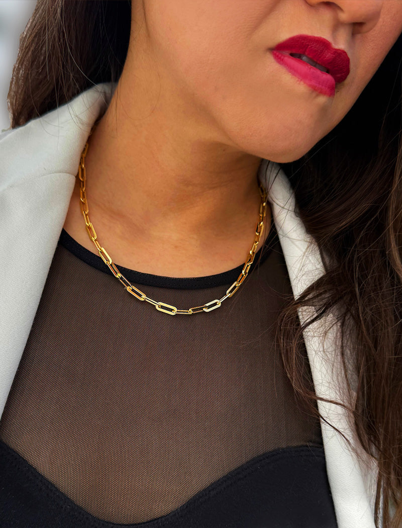 ESSENTIAL Medium Link Chain Necklace | Sterling Silver