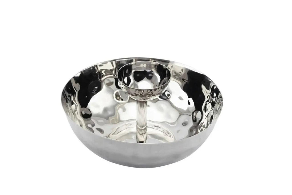 Hammered Chip & Dip Bowl
