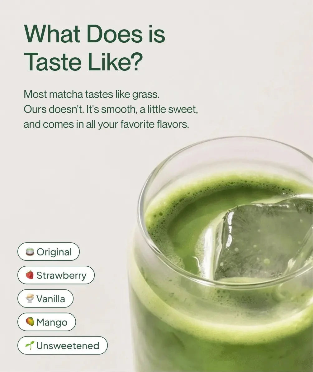 Organic Strawberry Matcha Latte